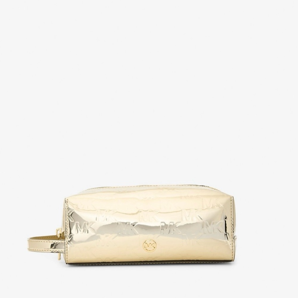 Michael Kors Gold Cosmetic Kit Bag